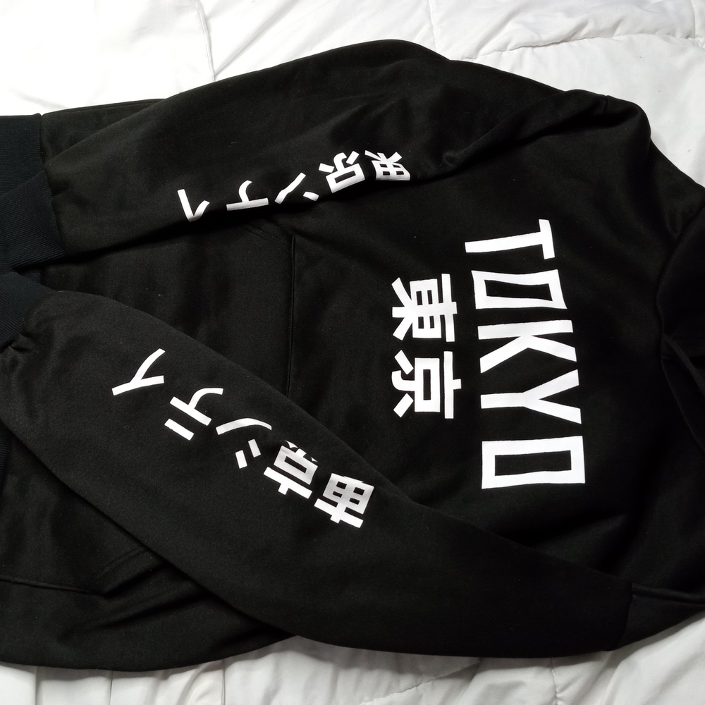 Black Tokyo Graphic Sweatshirt